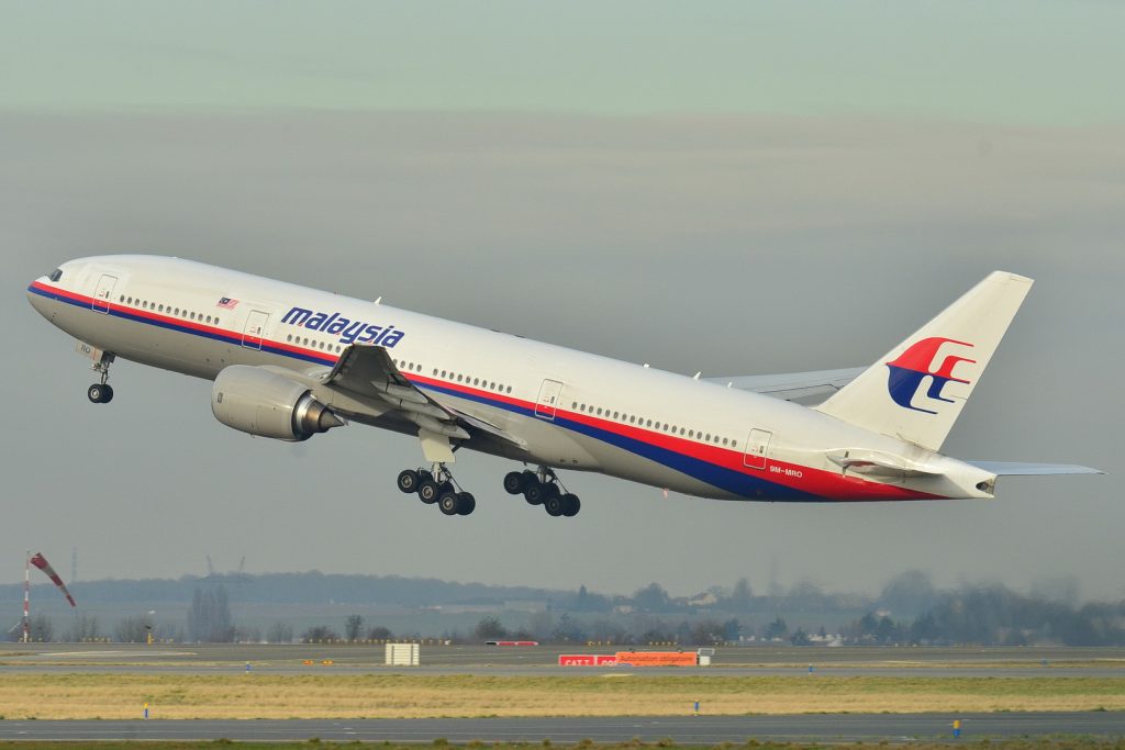 Malaysian Airlines Flight 370 airplane